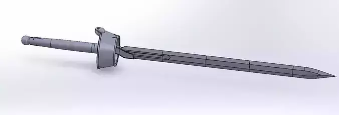 Asuna Yuuki Rapier 3D print model