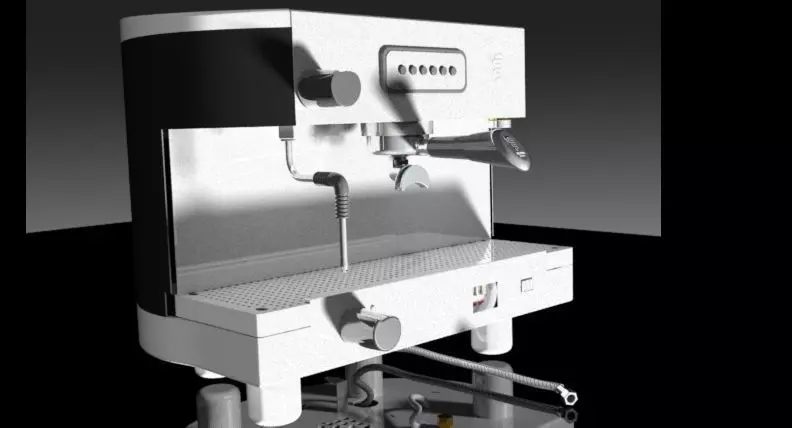 ESPRESSO MACHINE SINGLE GROUP BEZZERA B-SERRY STL 3D model_0