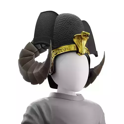 Pharaoh Hat 01 - SciFi Character Design Low-poly 3D model