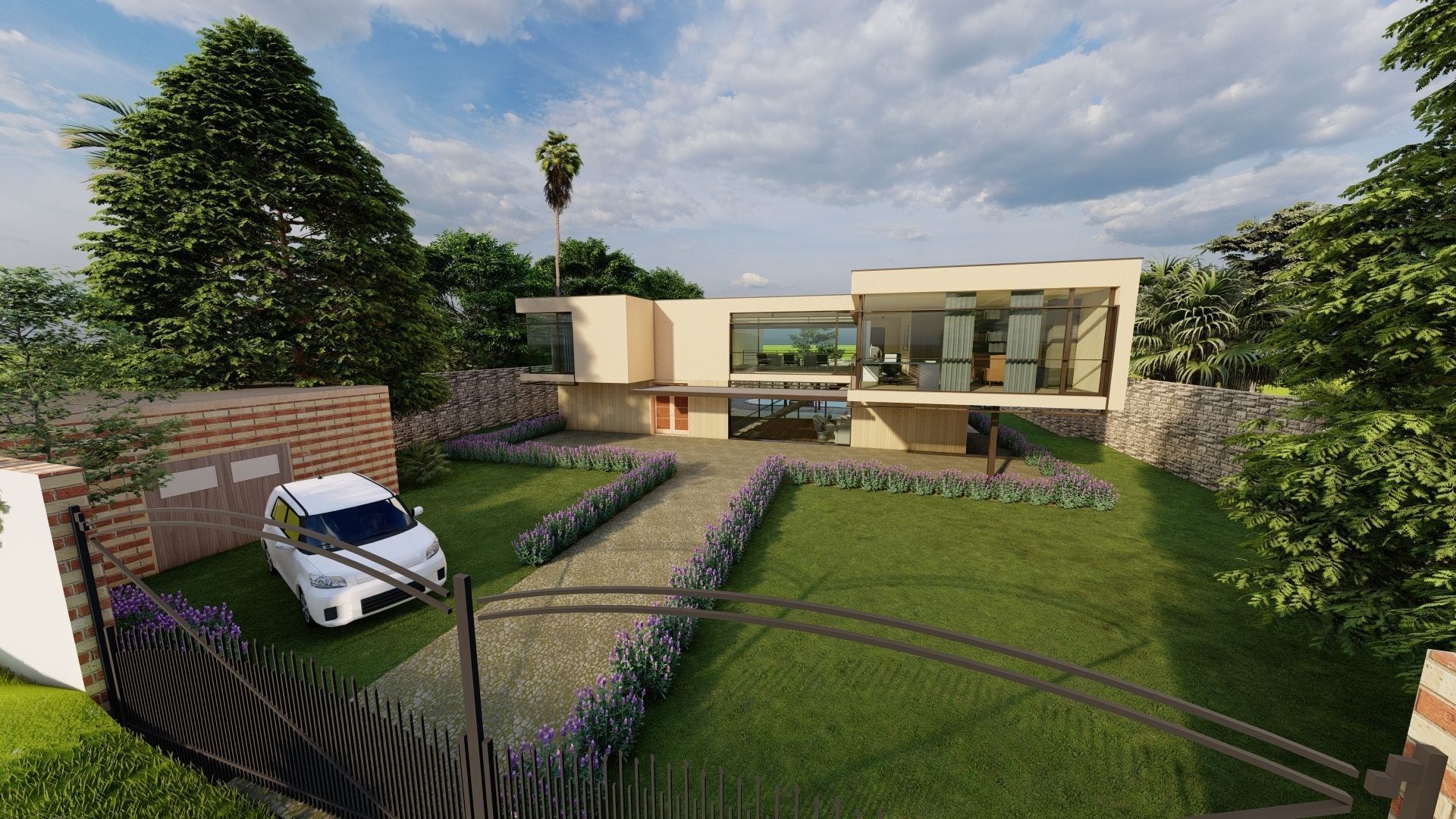 Happy Little Villa 3D model_3
