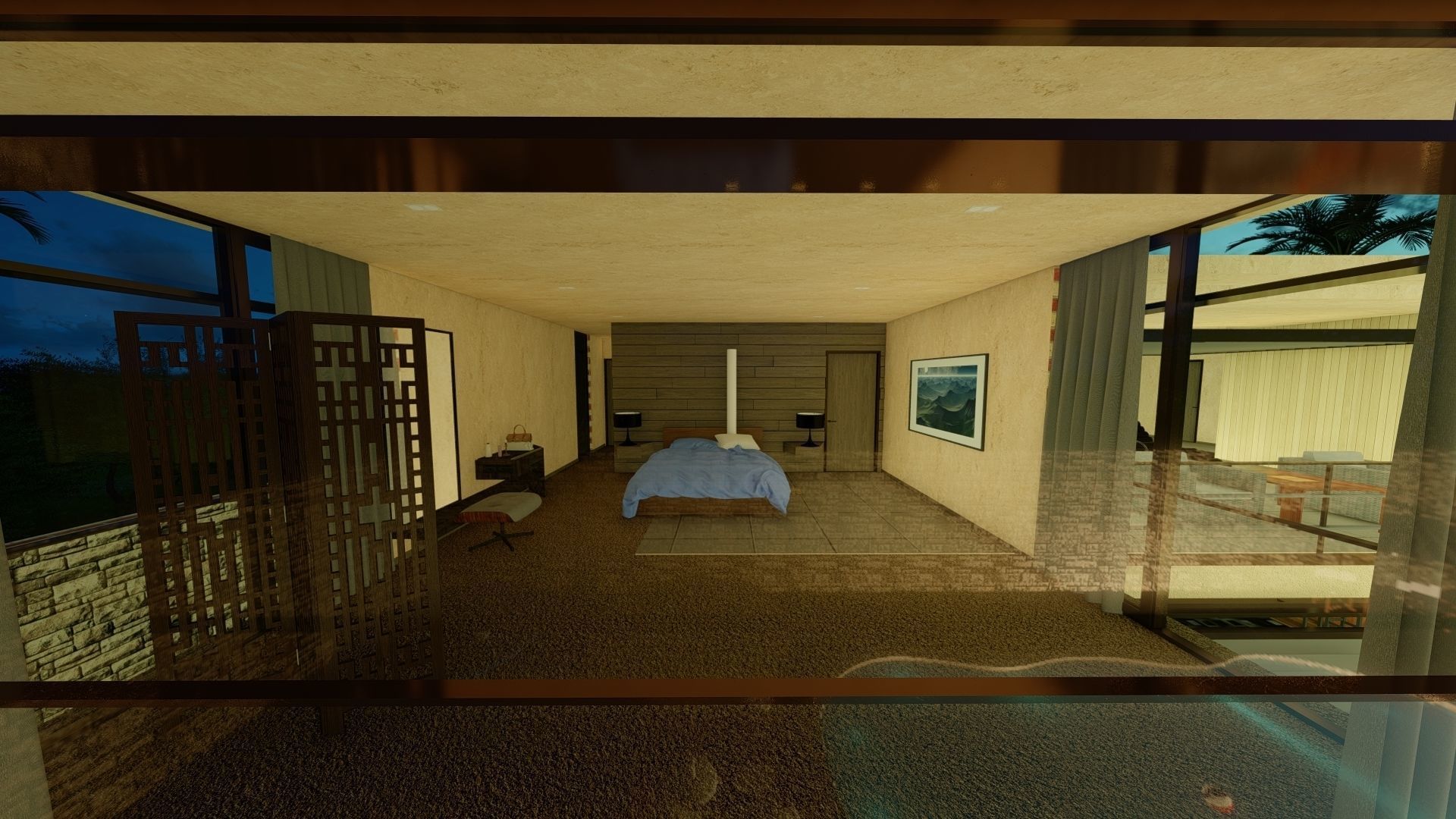 Happy Little Villa 3D model_7
