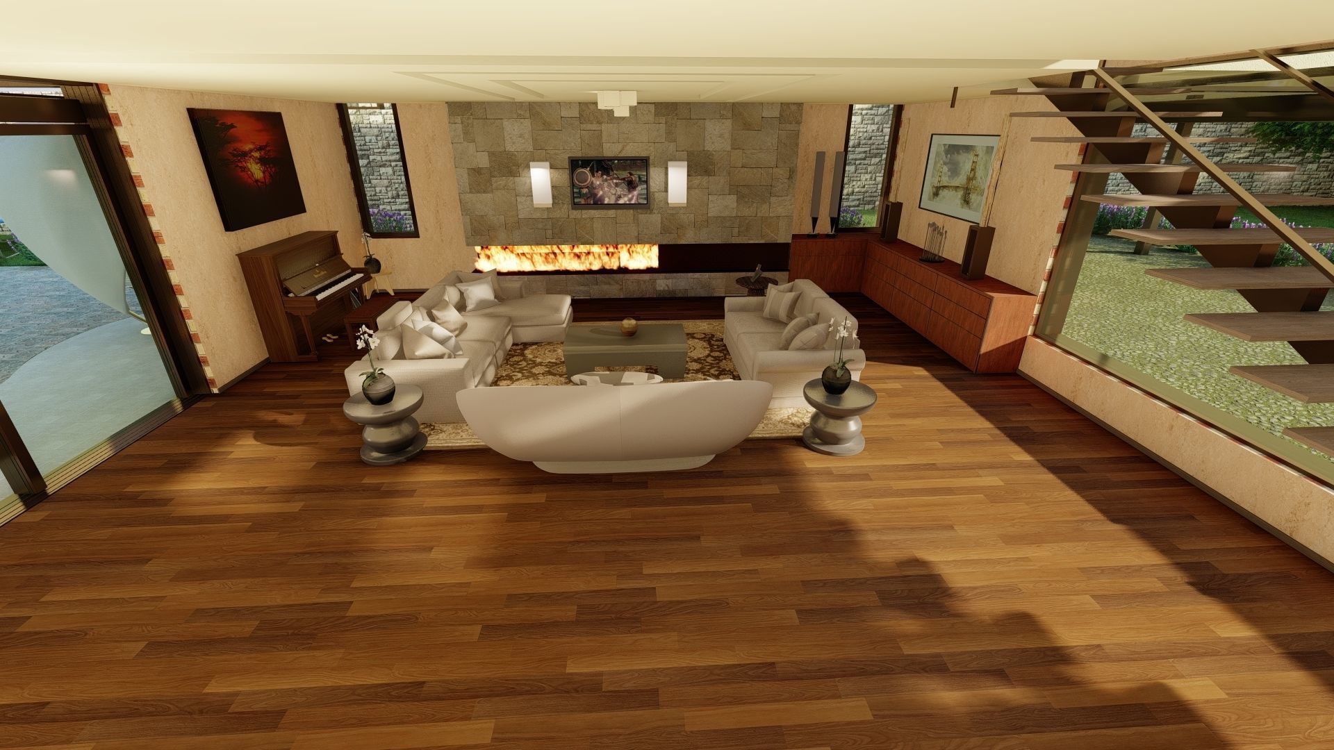 Happy Little Villa 3D model_11