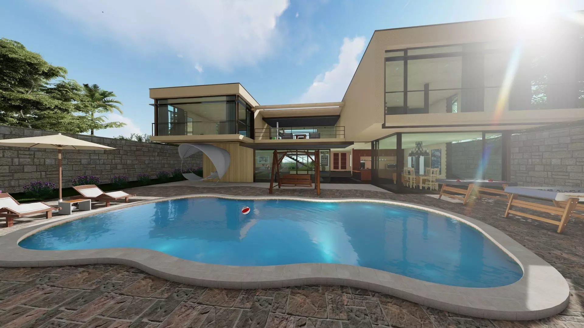 Happy Little Villa 3D model_0