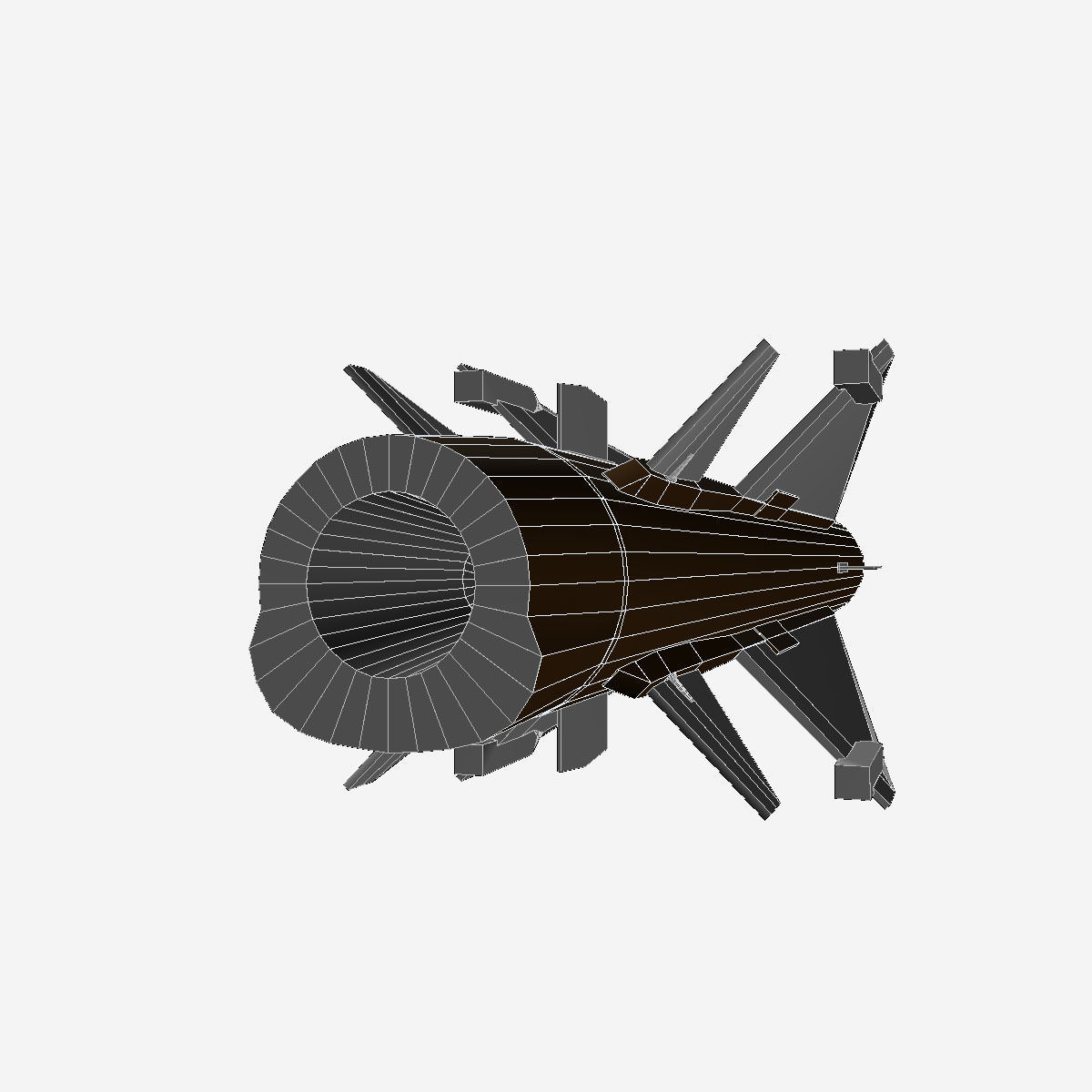 Sea Wolf Missile 3D model_12