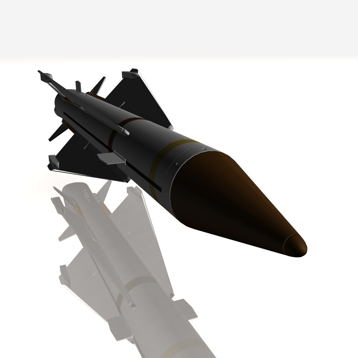 Sea Wolf Missile 3D model_8