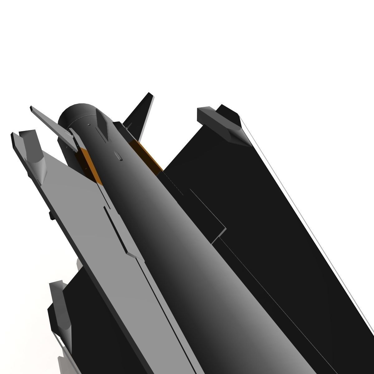 Sea Wolf Missile 3D model_7
