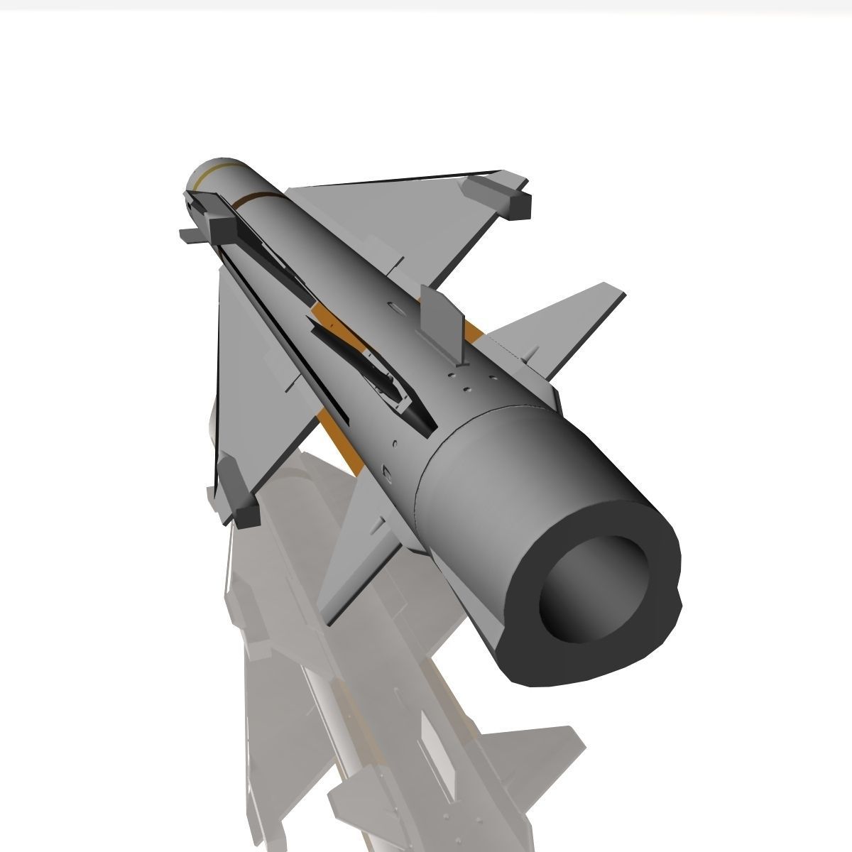 Sea Wolf Missile 3D model_4