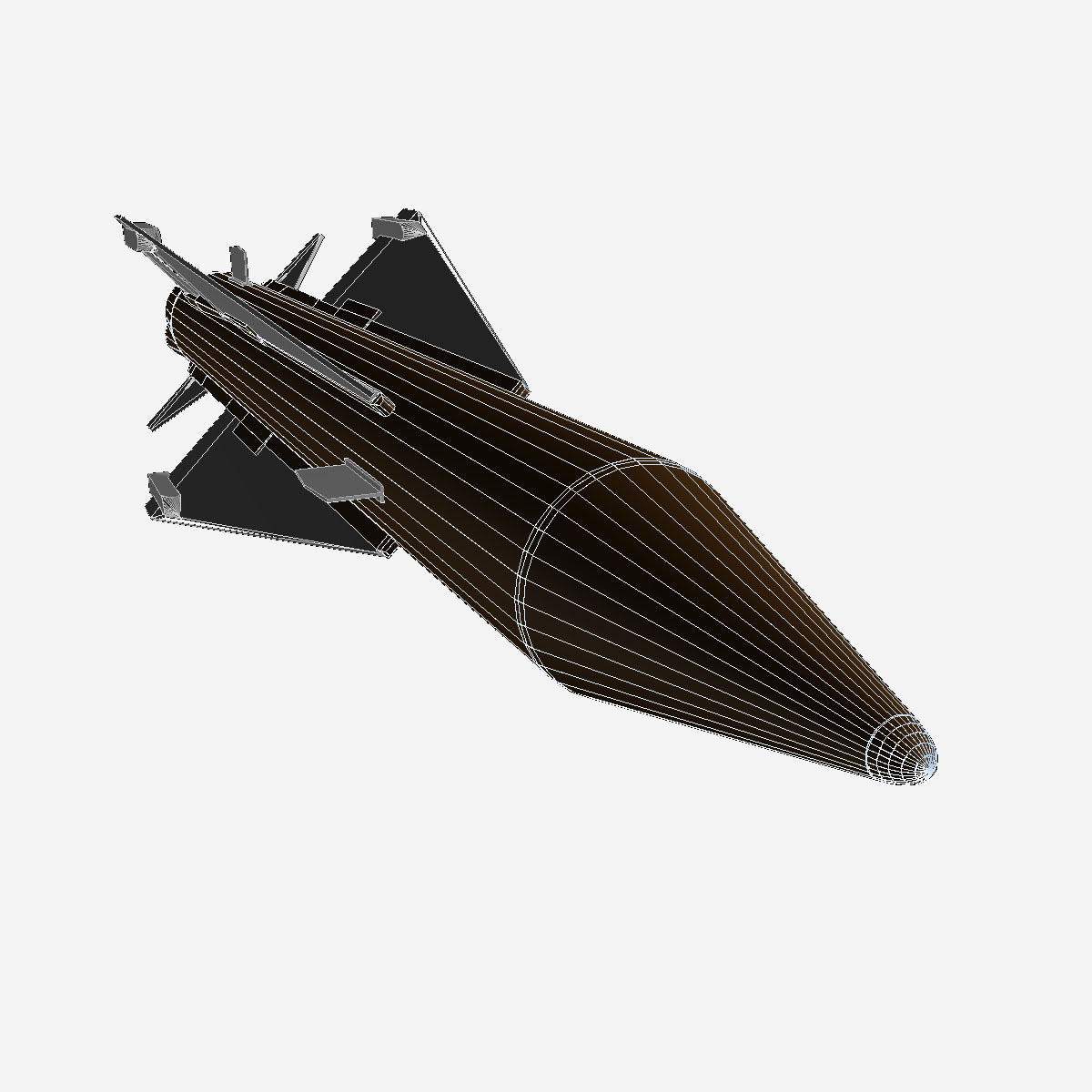 Sea Wolf Missile 3D model_15