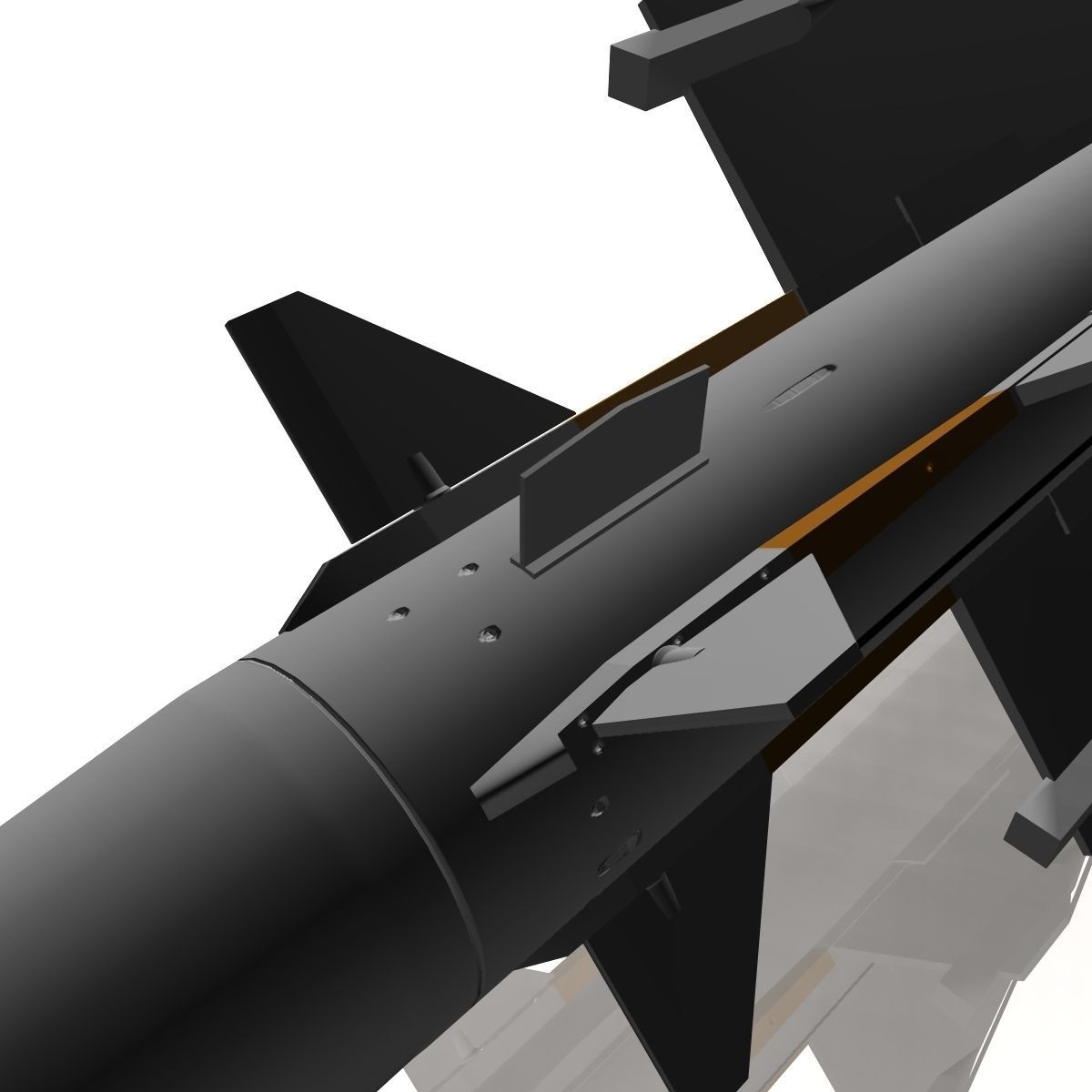 Sea Wolf Missile 3D model_6