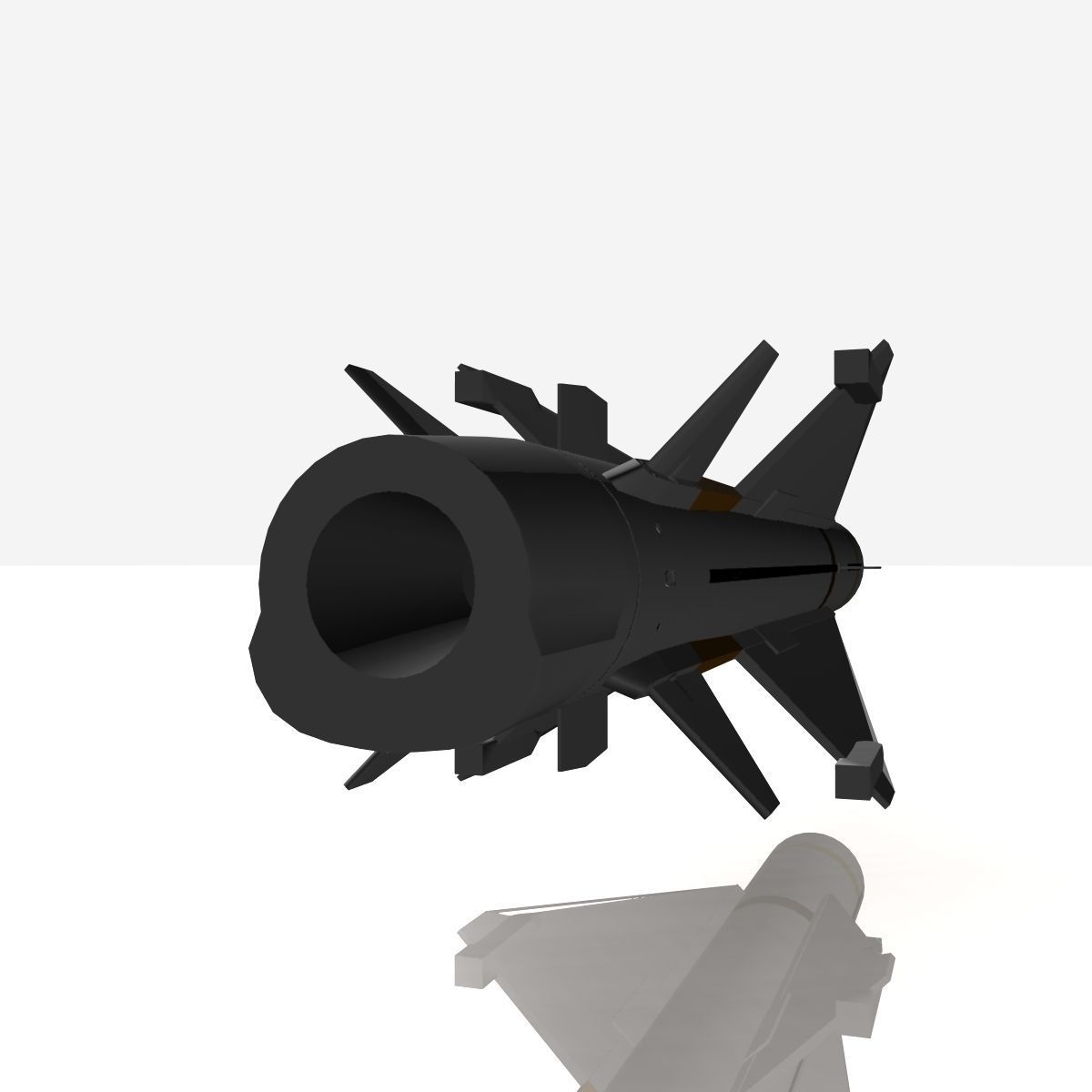 Sea Wolf Missile 3D model_5