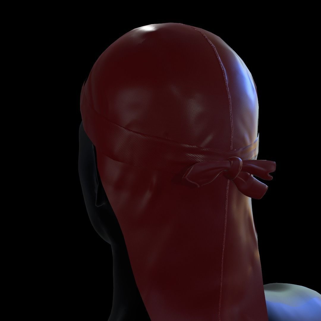 Durag headband 3D model_1