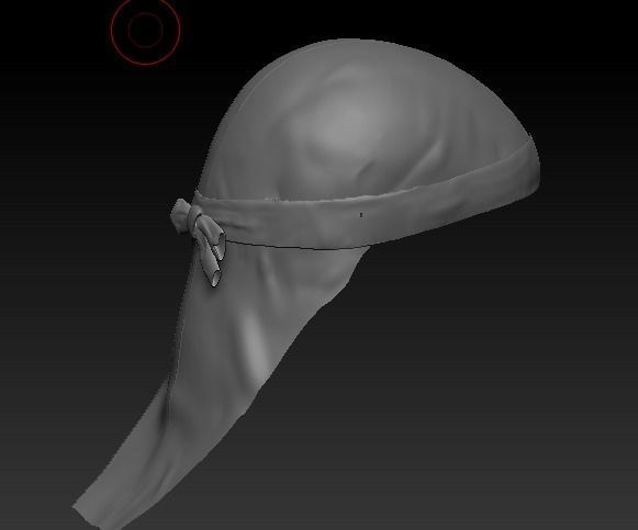 Durag headband 3D model_5