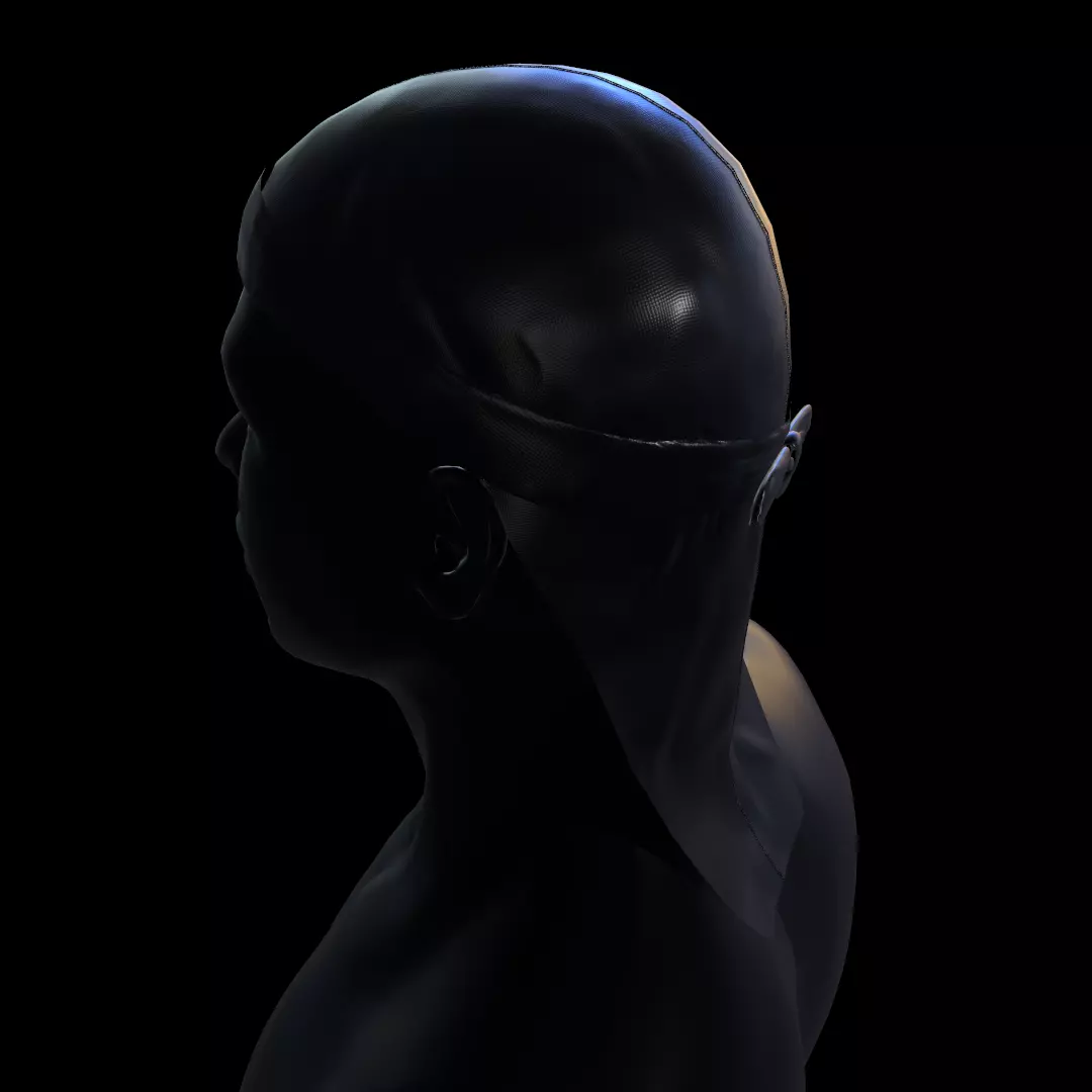 Durag headband 3D model_0