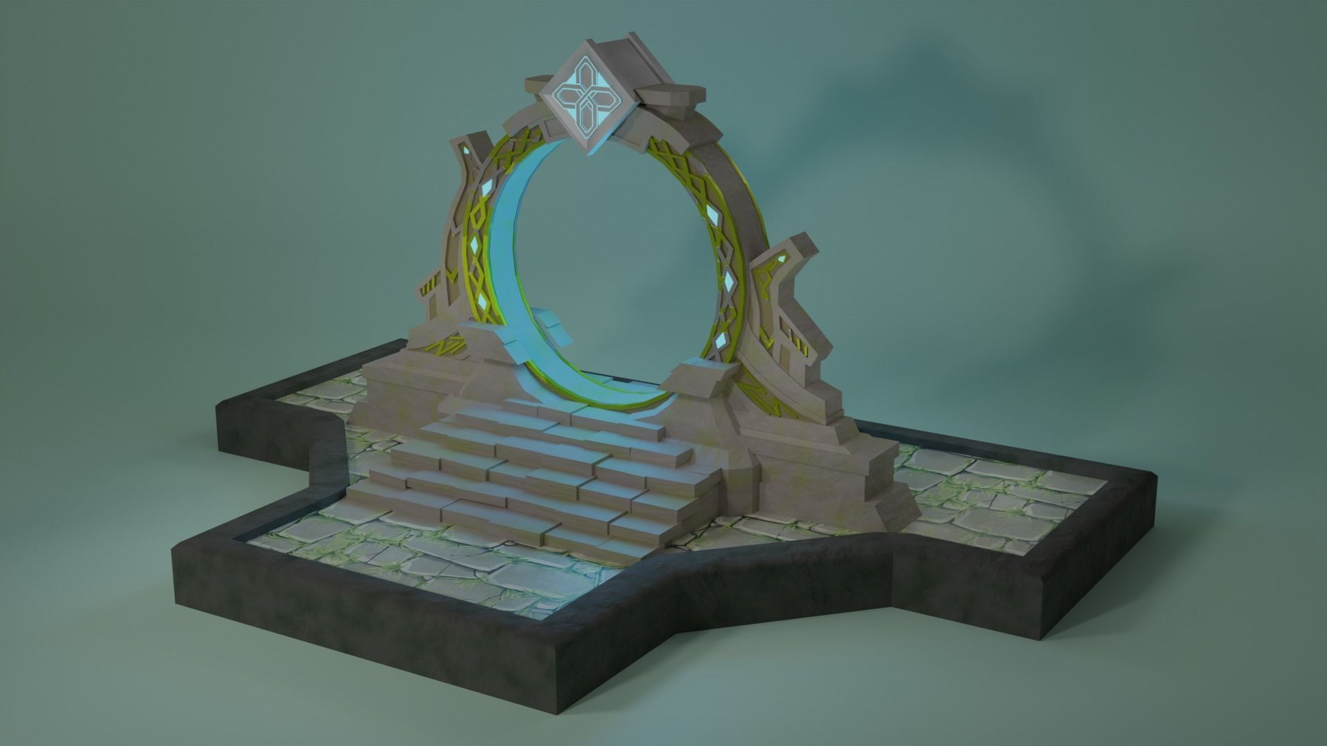 Portal to Spiral Abyss from Genshin Impact 3D model_3