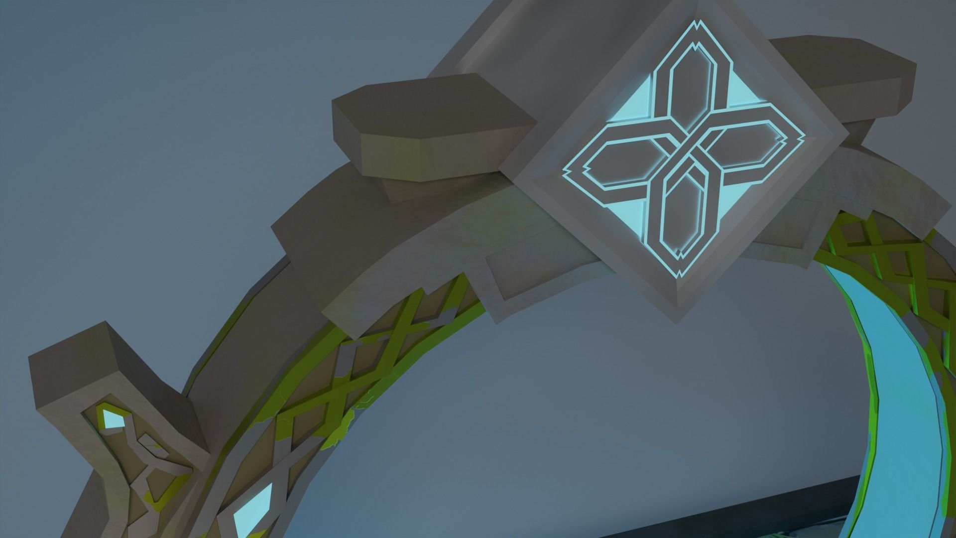 Portal to Spiral Abyss from Genshin Impact 3D model_5