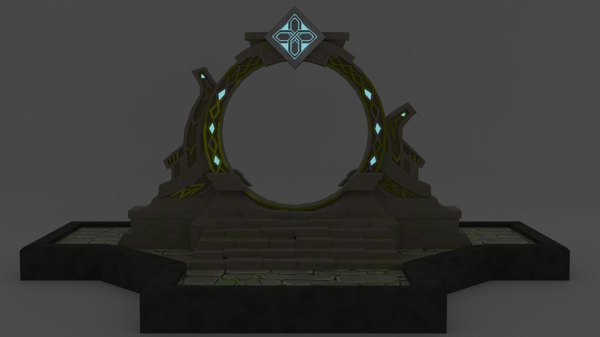 Portal to Spiral Abyss from Genshin Impact 3D model_1