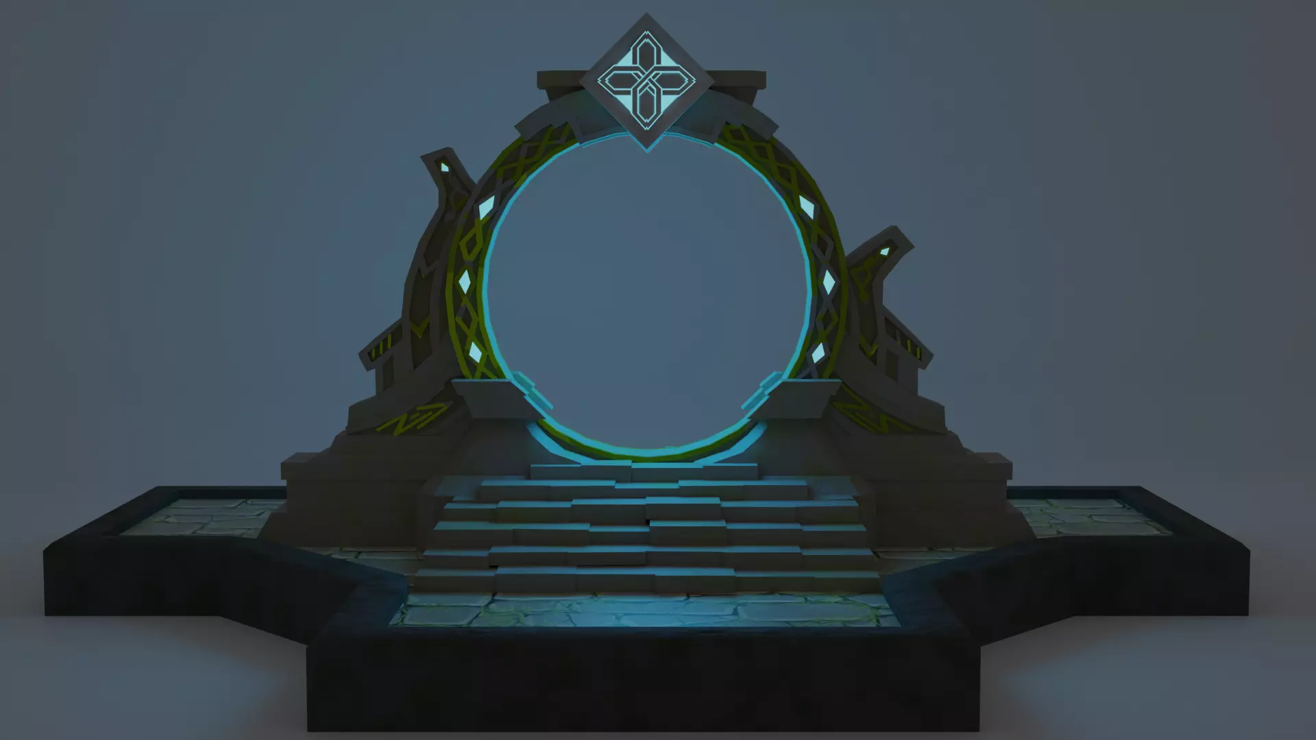 Portal to Spiral Abyss from Genshin Impact 3D model_0