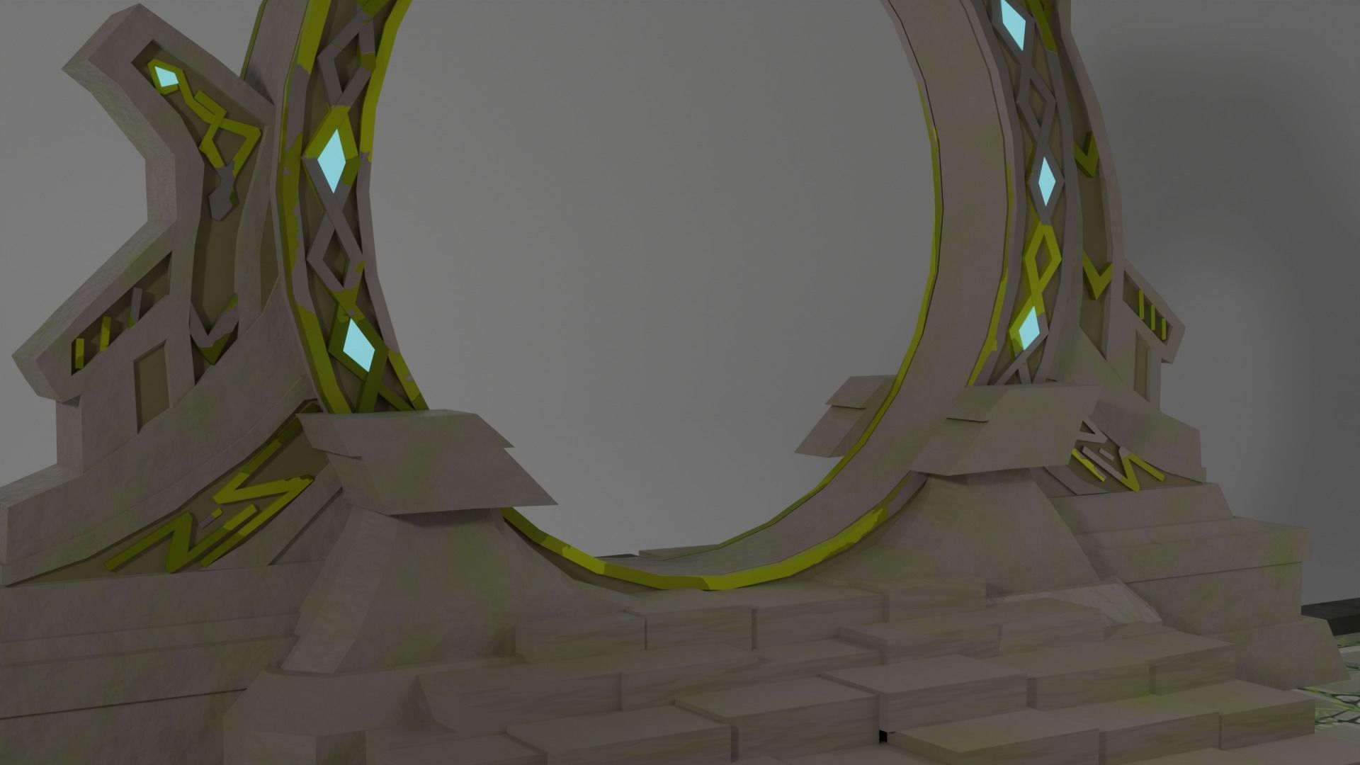 Portal to Spiral Abyss from Genshin Impact 3D model_6