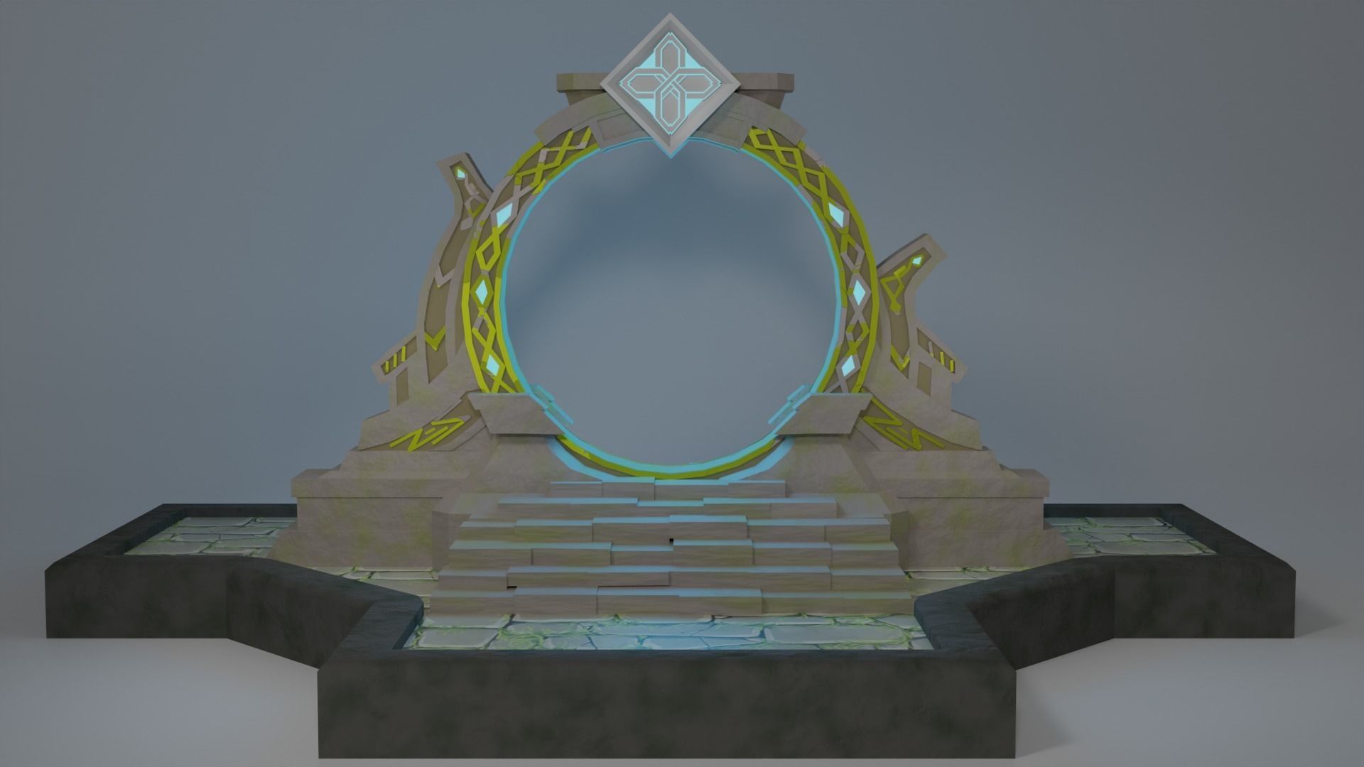 Portal to Spiral Abyss from Genshin Impact 3D model_2