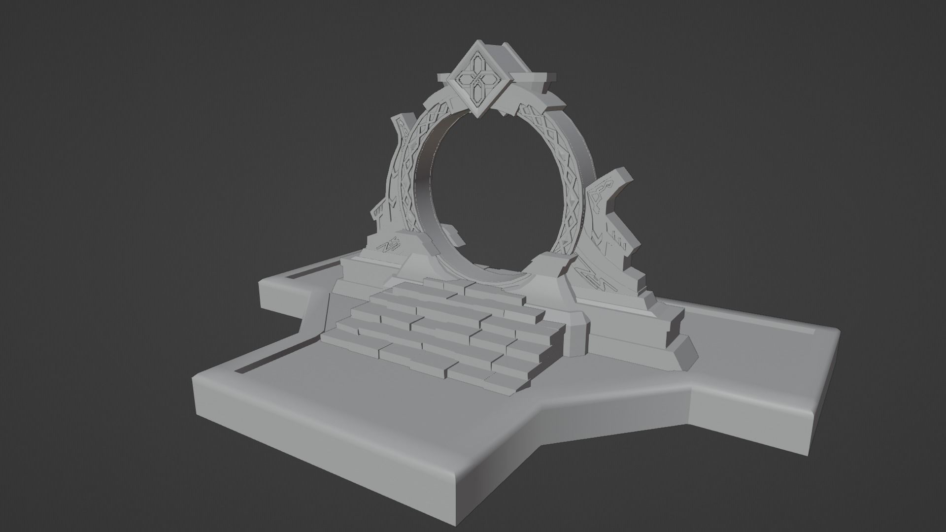 Portal to Spiral Abyss from Genshin Impact 3D model_7