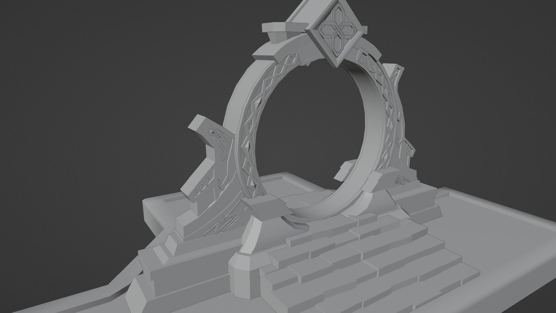 Portal to Spiral Abyss from Genshin Impact 3D model_8