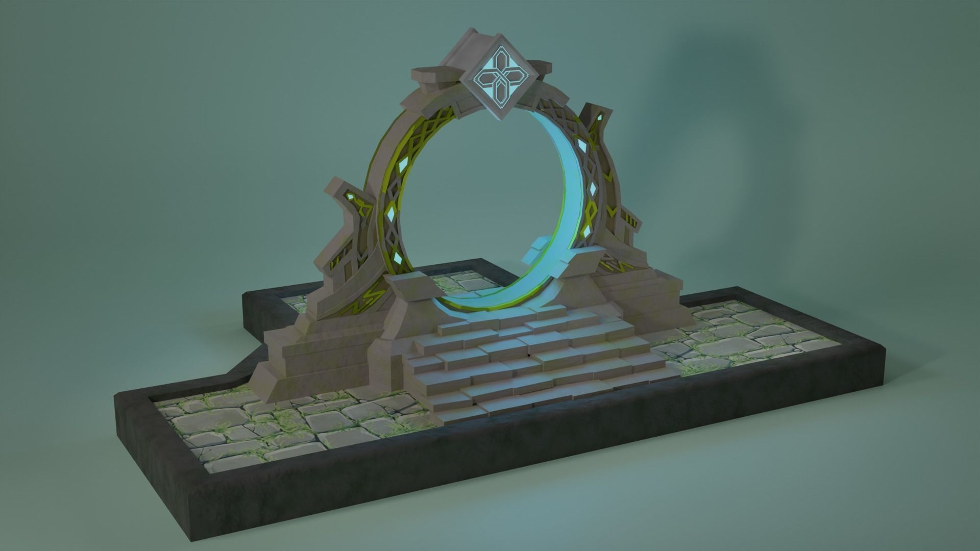 Portal to Spiral Abyss from Genshin Impact 3D model_4