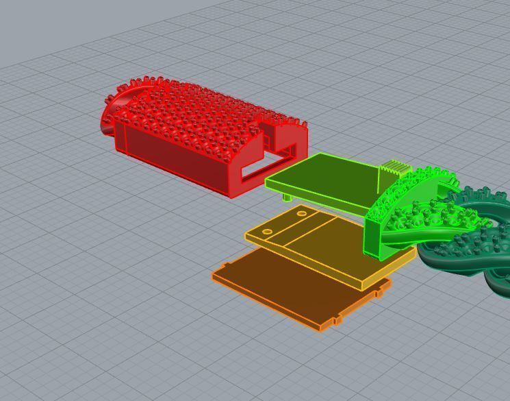 cuban bracelet 322 3D print model_5