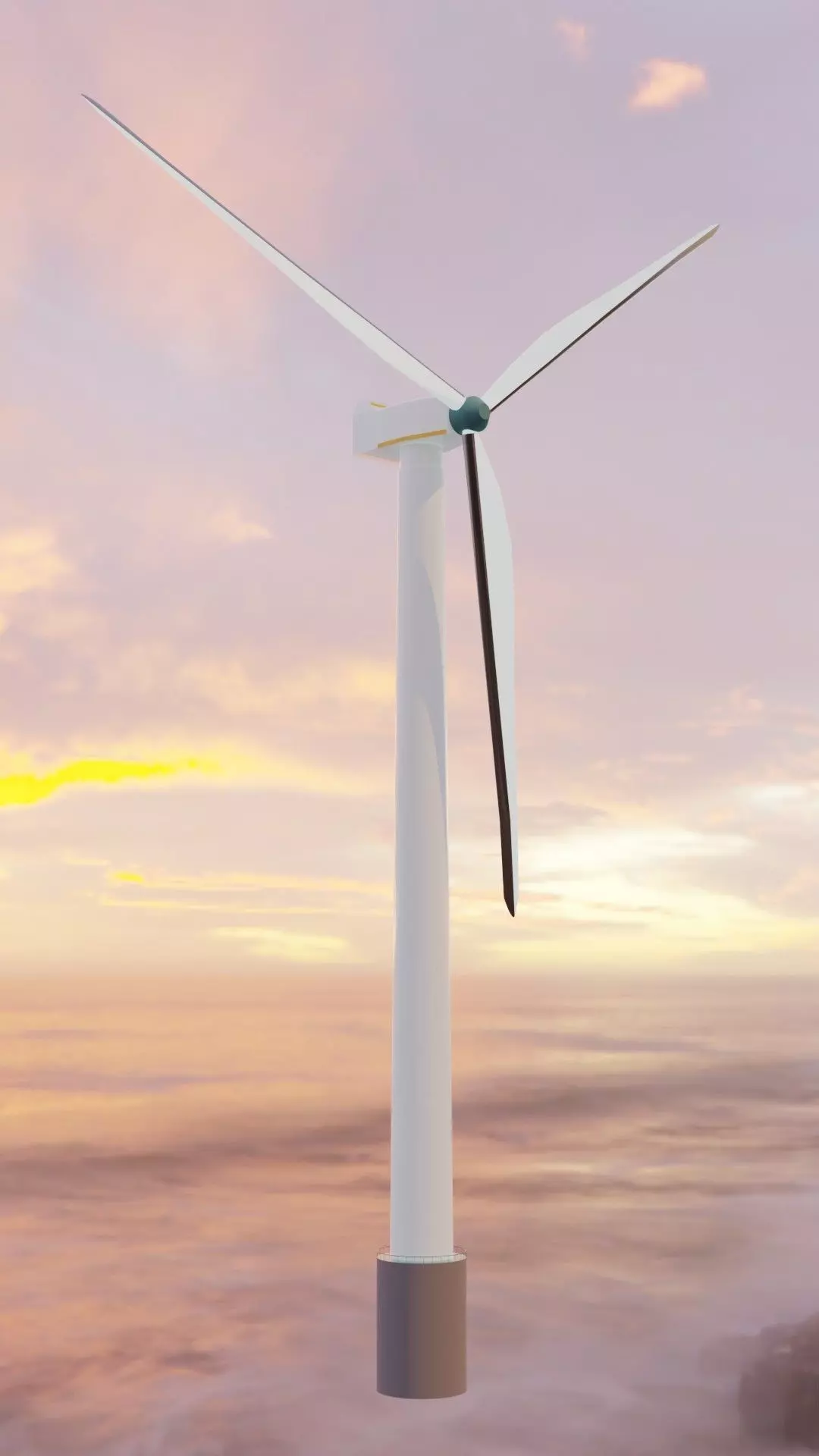 Windmill Blender Model 3D model_0