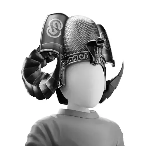 Pharaoh Hat 02 - SciFi Character Design Low-poly 3D model