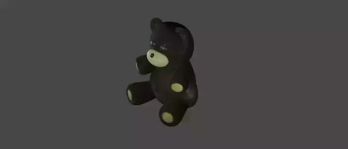 Brown and cute Teddy Bear - Model 3d