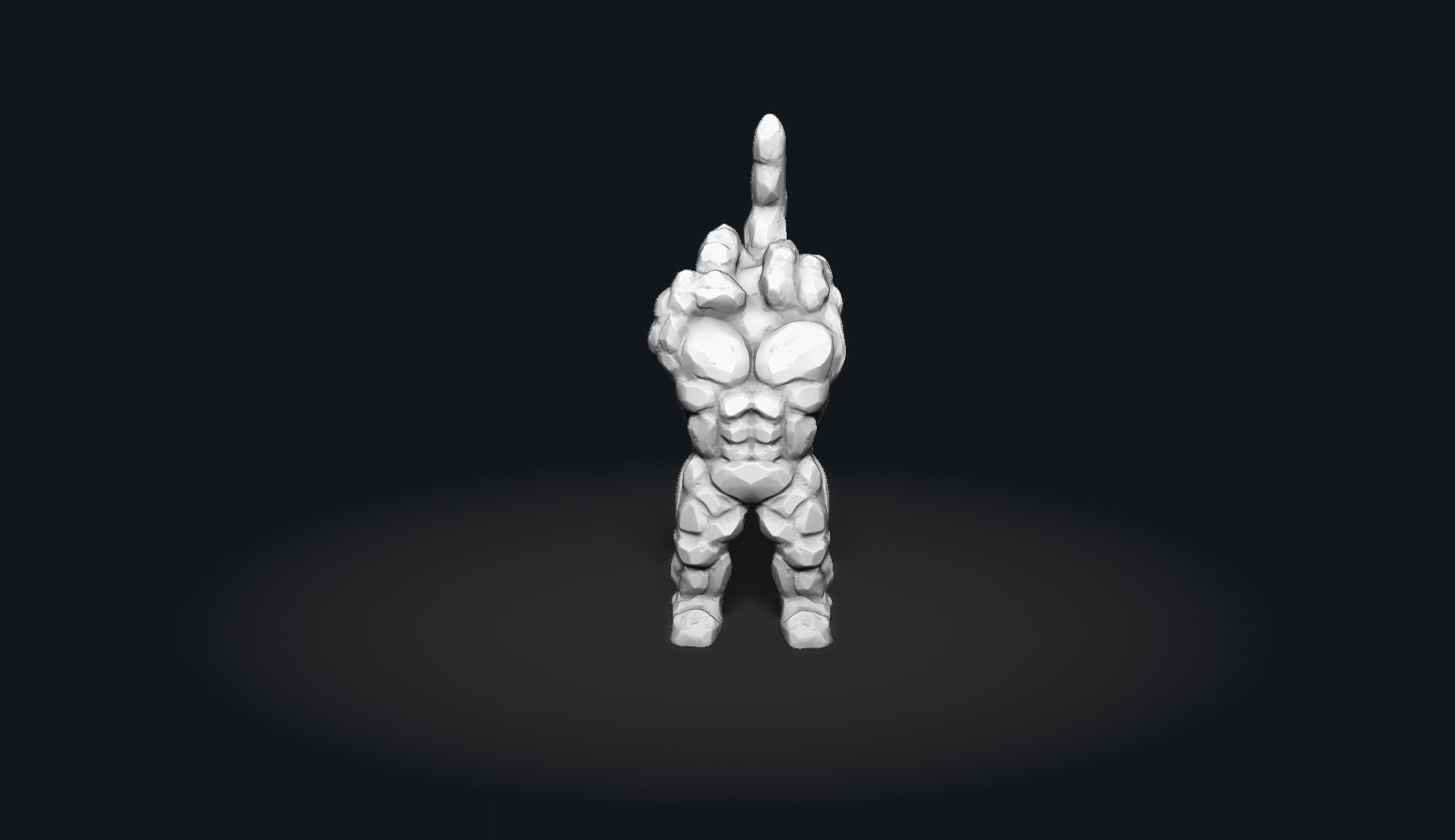 FU Golem 3D print model_2