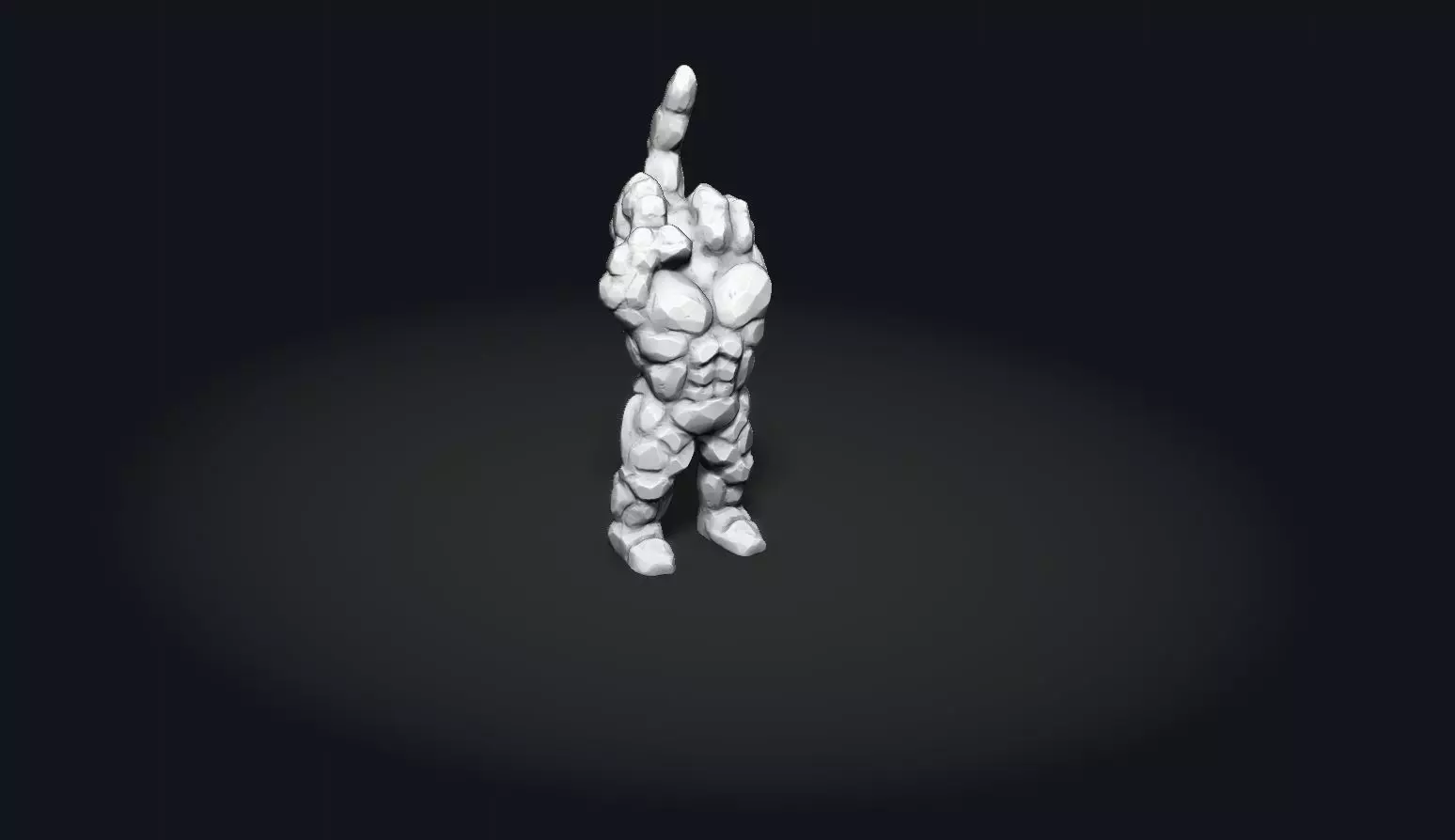 FU Golem 3D print model_0