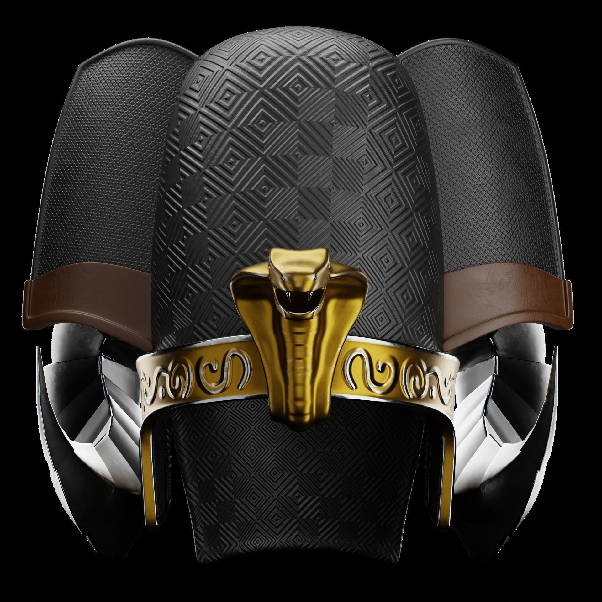 Pharaoh Hat 04 - SciFi Character Design Low-poly 3D model Low-poly 3D model_1