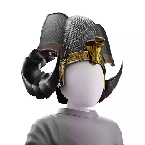Pharaoh Hat 04 - SciFi Character Design Low-poly 3D model