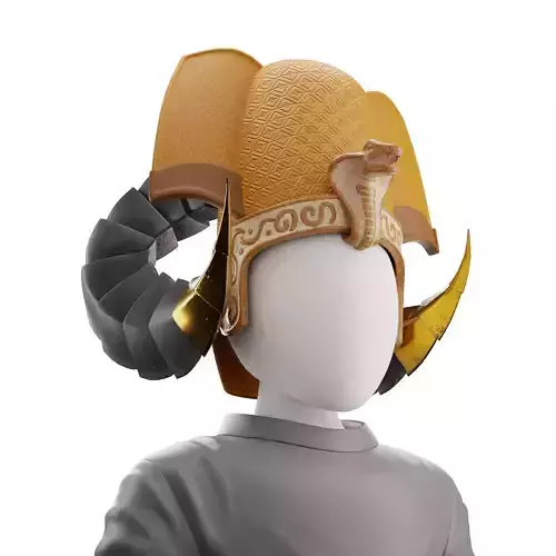 Pharaoh Hat 05 - SciFi Character Design Low-poly 3D model