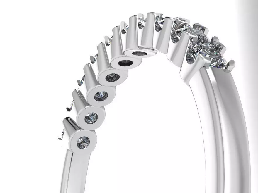engagement ring 326 Free 3D print model