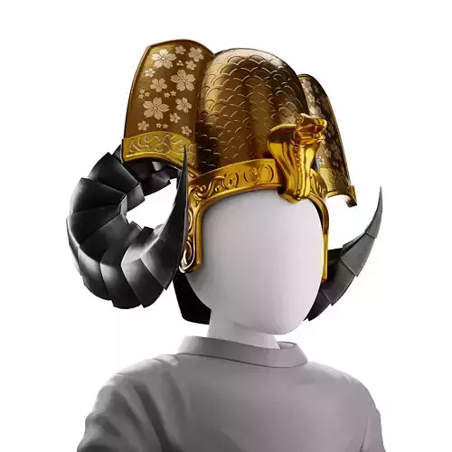 Pharaoh Hat 09 - SciFi Character Design Low-poly 3D model