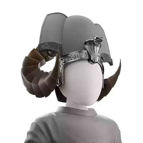 Pharaoh Hat 10 - SciFi Character Design Low-poly 3D model