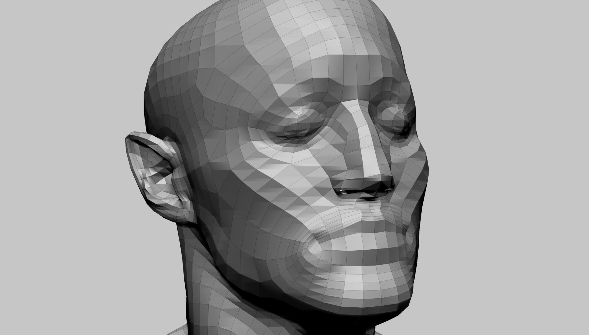 Creature Head L 3D model_13