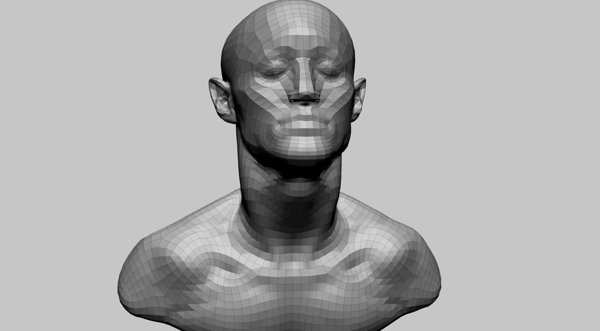 Creature Head L 3D model_12