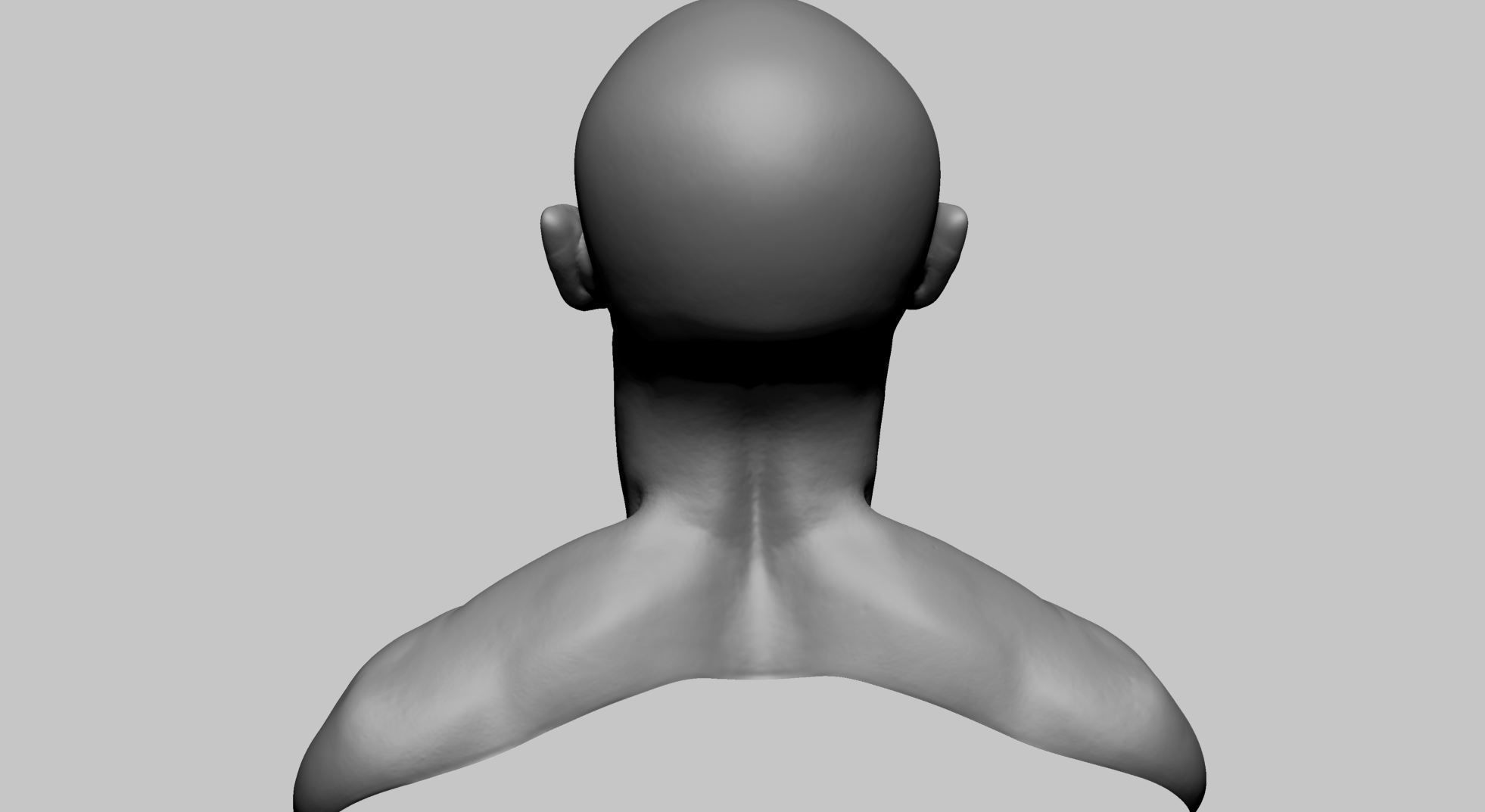 Creature Head L 3D model_5
