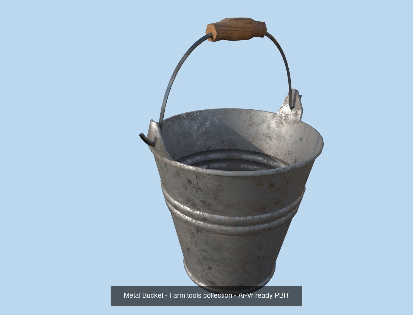 Farm tools pack - Low Poly AR-VR PBR models 3D Model Collection_1