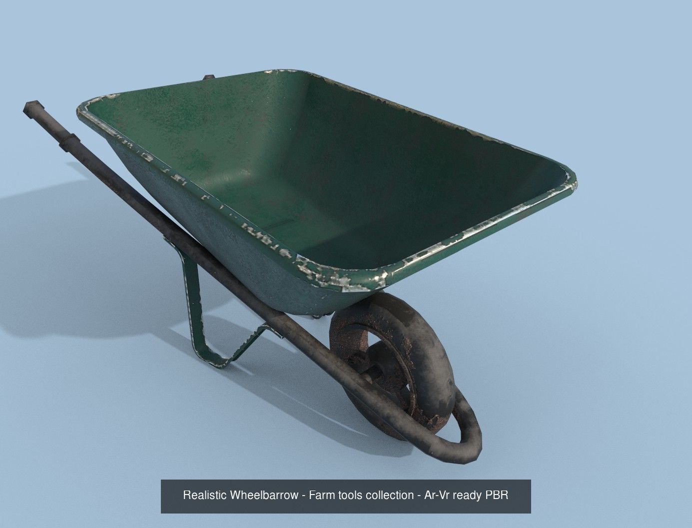 Farm tools pack - Low Poly AR-VR PBR models 3D Model Collection_7