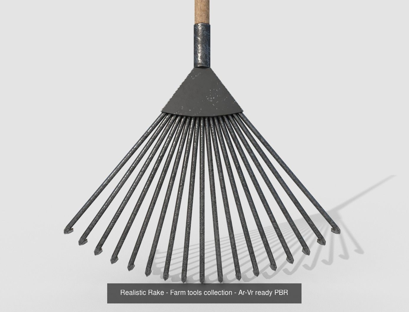 Farm tools pack - Low Poly AR-VR PBR models 3D Model Collection_3