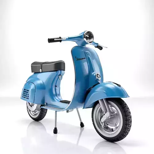 Vespa Piaggio Primavera 125 1967 3D model
