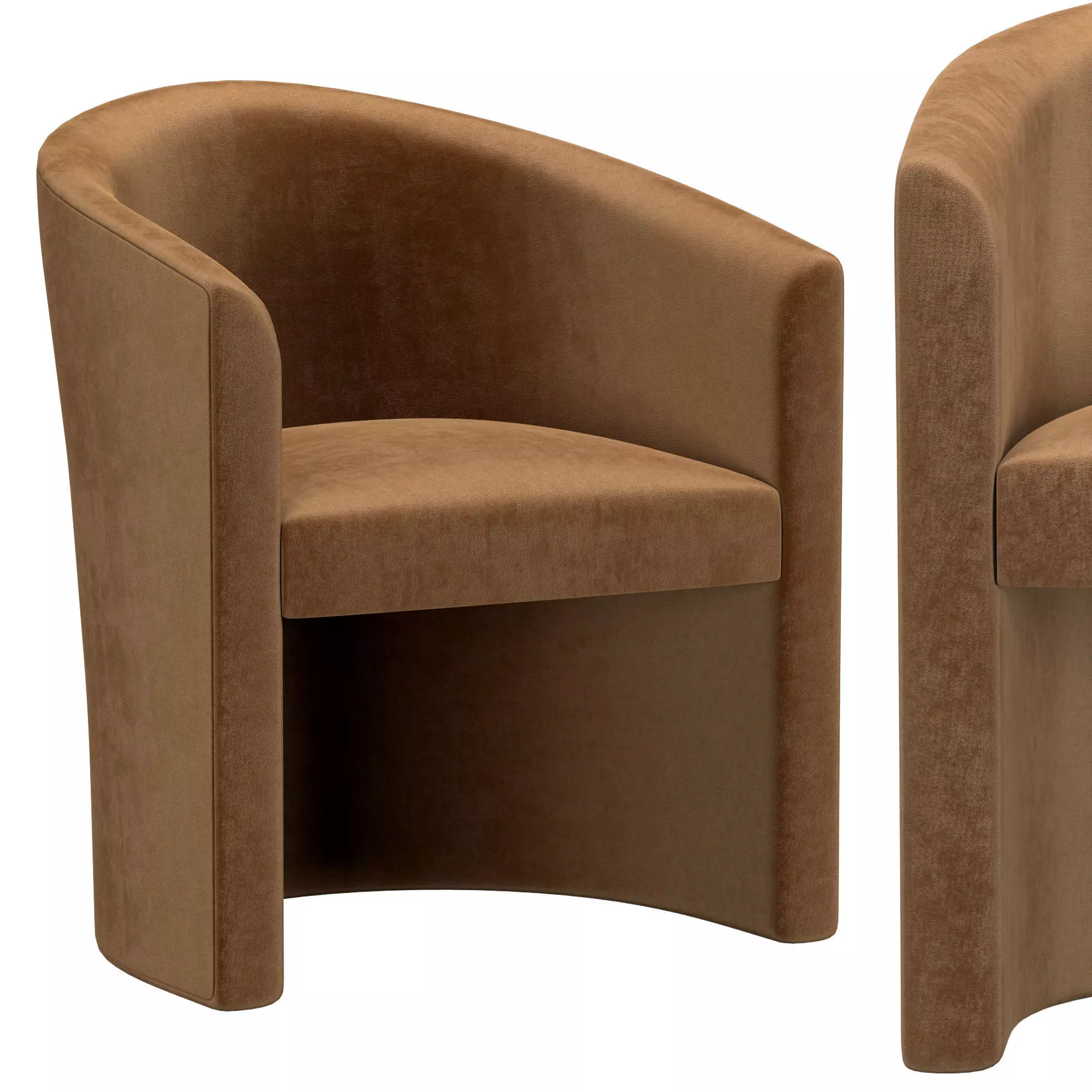 ARRONDI DINING CHAIR 3D model