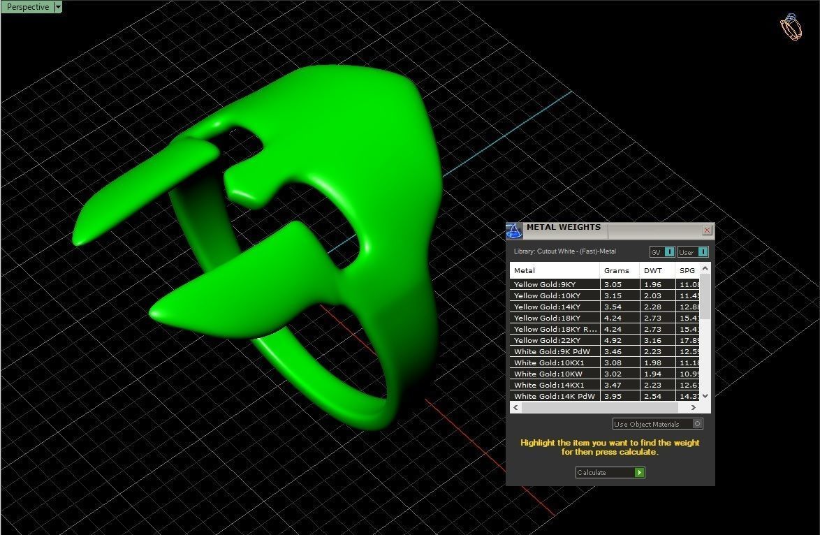 Sparta mask ring  3D print model_1