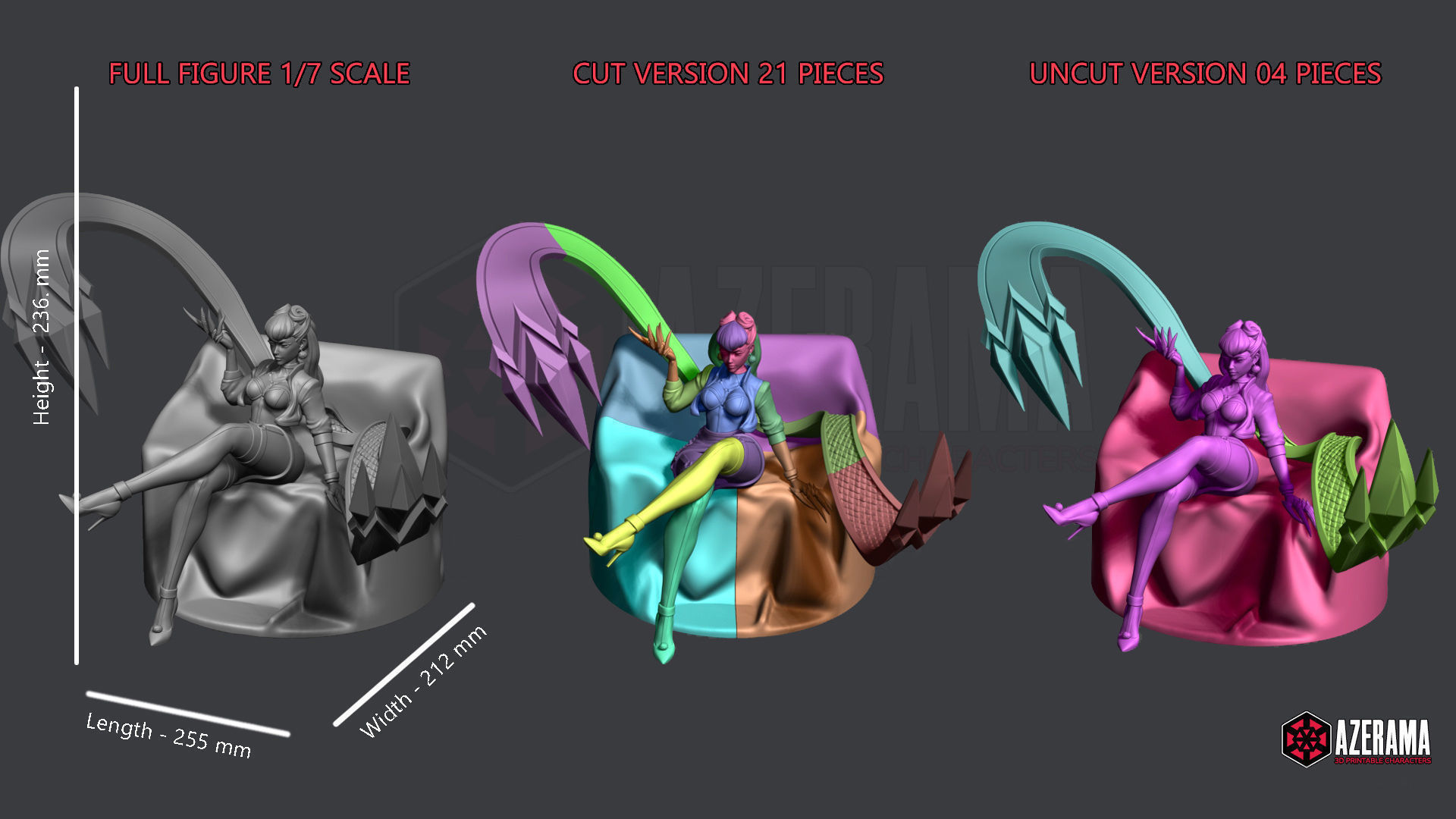 Evelynn KDA Ready for 3D Printing 3D print model_7