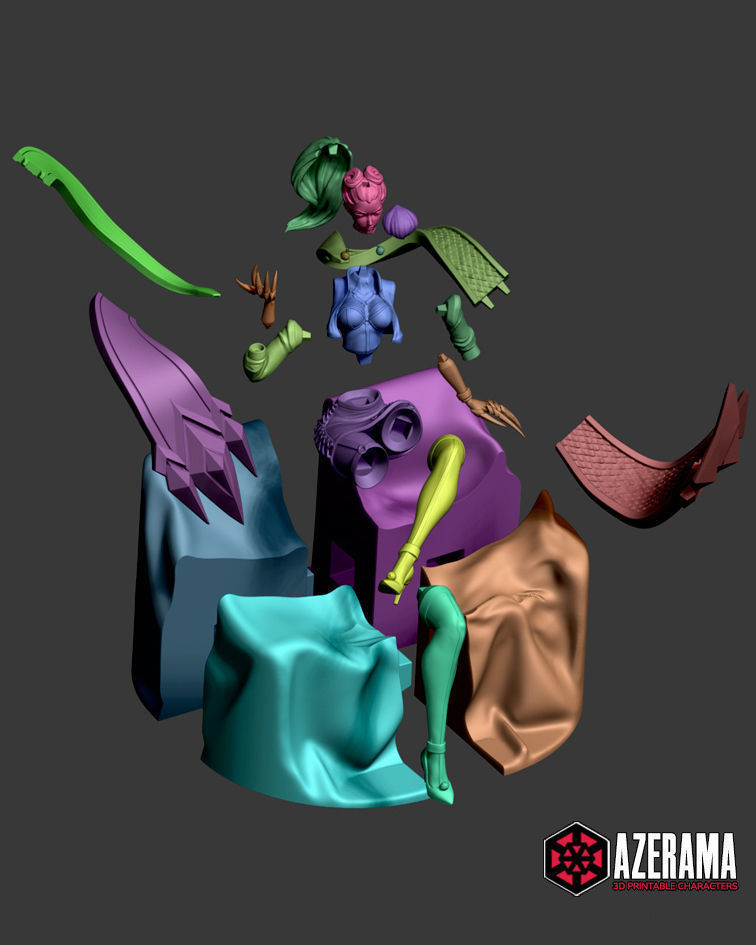 Evelynn KDA Ready for 3D Printing 3D print model_10