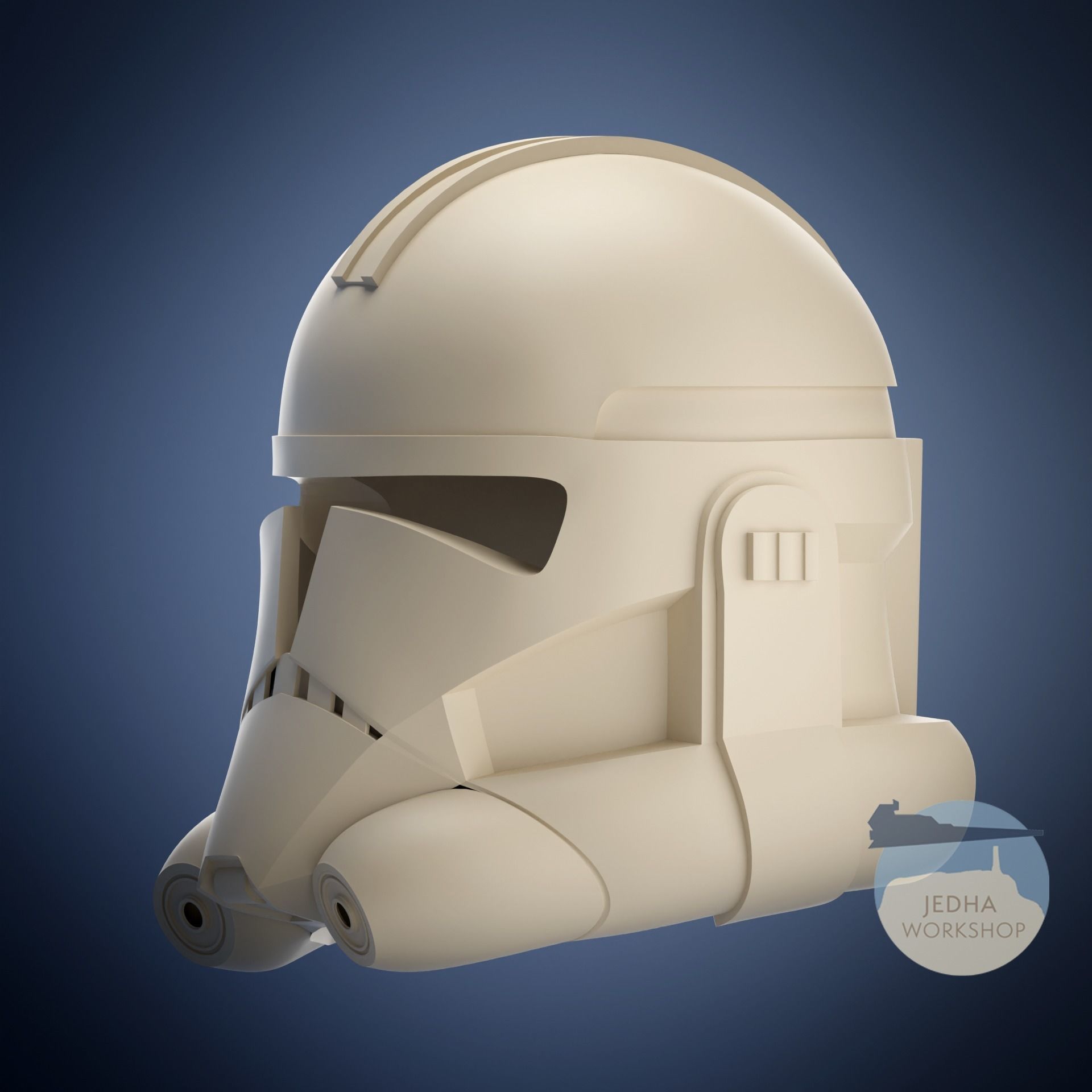 Clone Trooper Phase II Animated Style Clone Wars 3D Print Files 3D print model_1